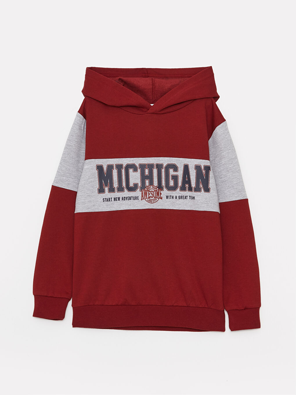 Printed Long Sleeve Boys' Hoodie