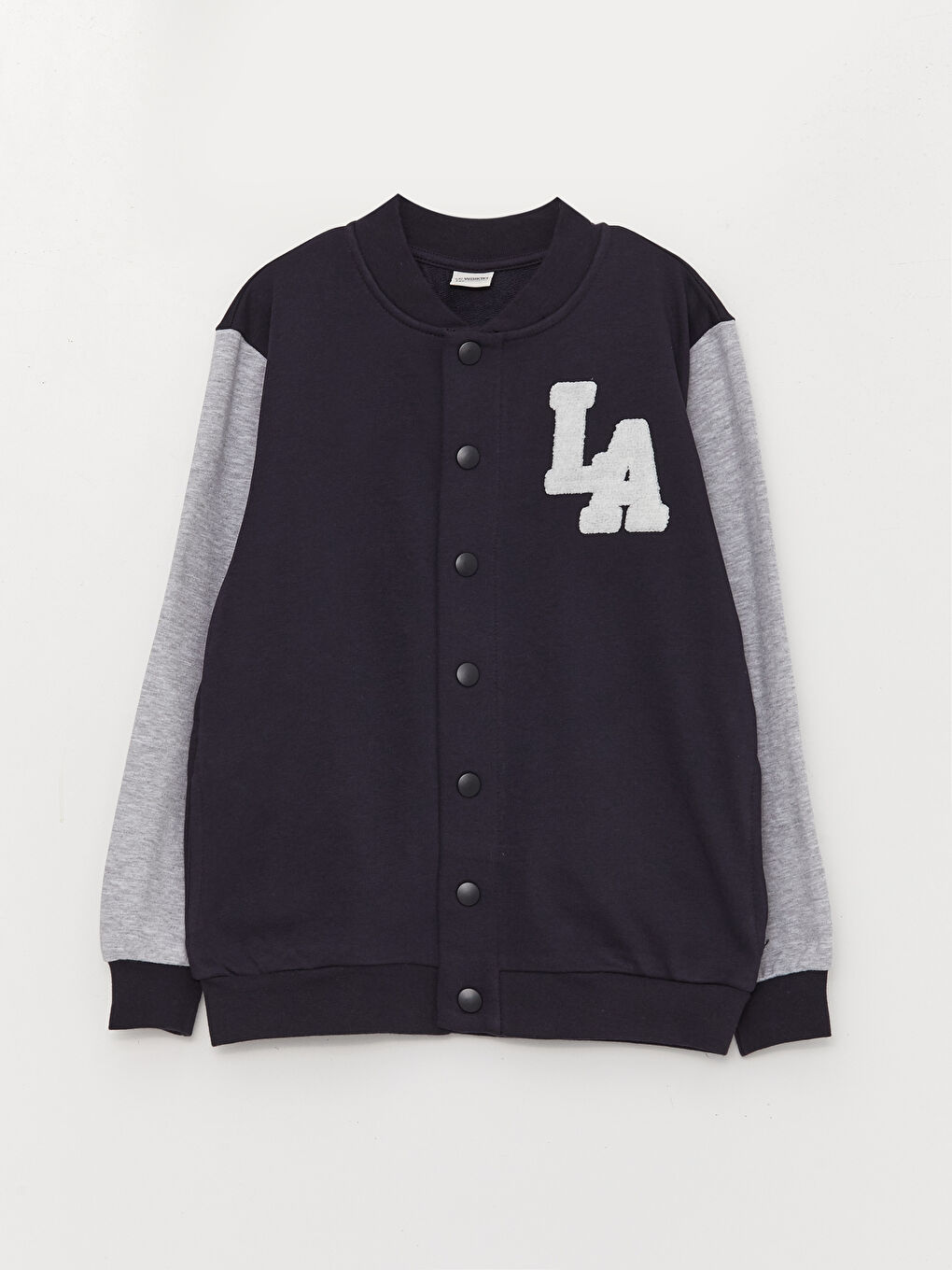 Lacivert Nakışlı Erkek Çocuk Kolej Ceket