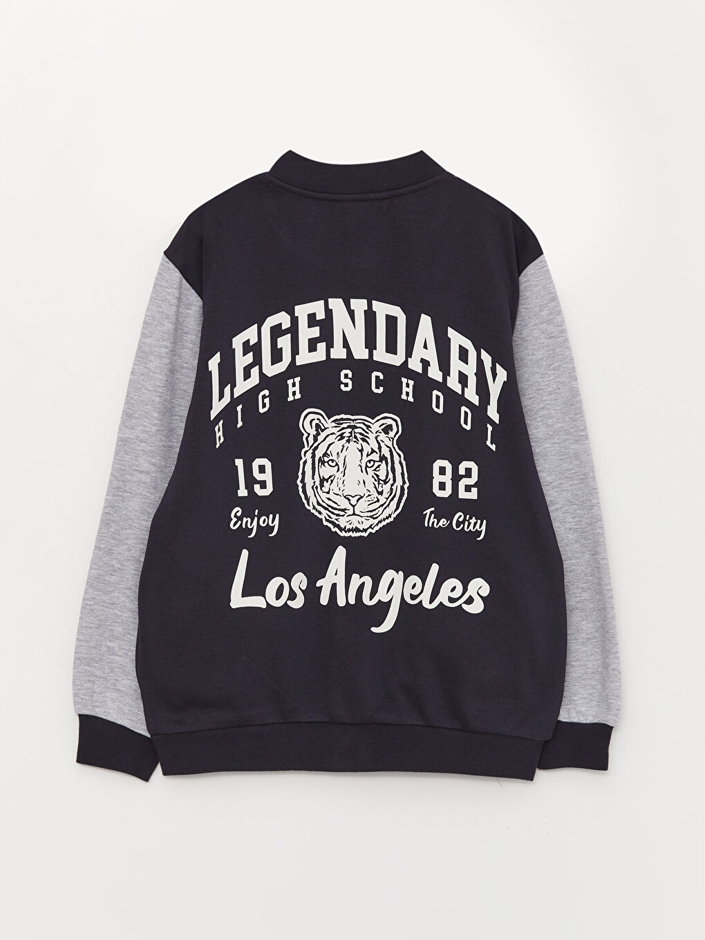 Lacivert Nakışlı Erkek Çocuk Kolej Ceket-1