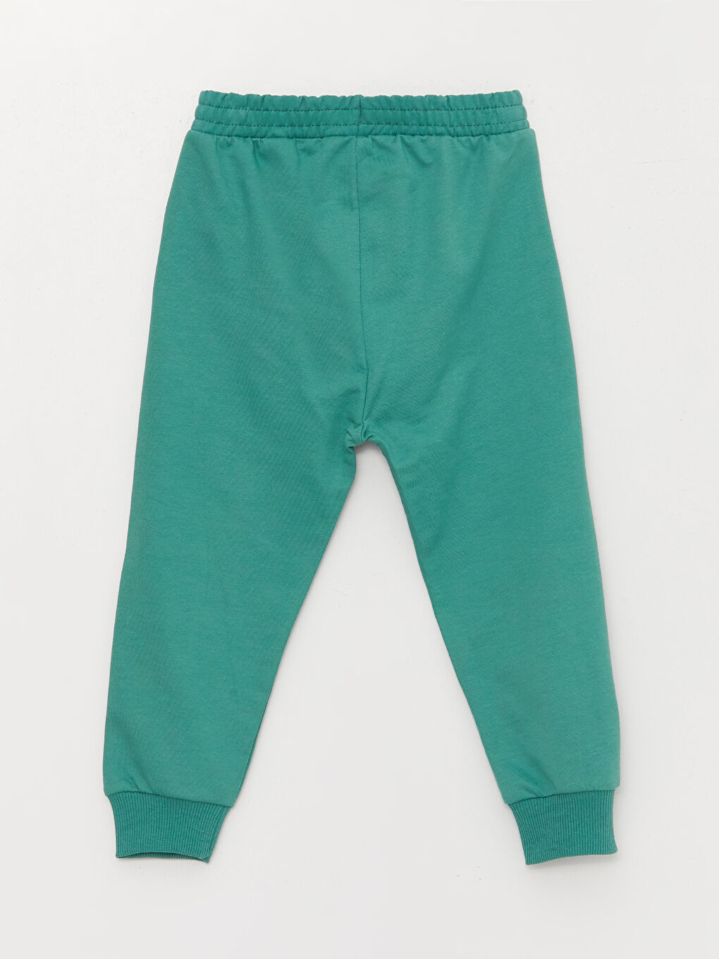 Yeşil Bisiklet Yaka Erkek Bebek Sweatshirt ve Eşofman Alt 2'li-7