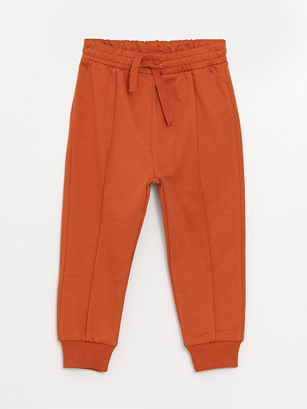 Turuncu Bisiklet Yaka Erkek Bebek Sweatshirt ve Eşofman Alt 2'li-6