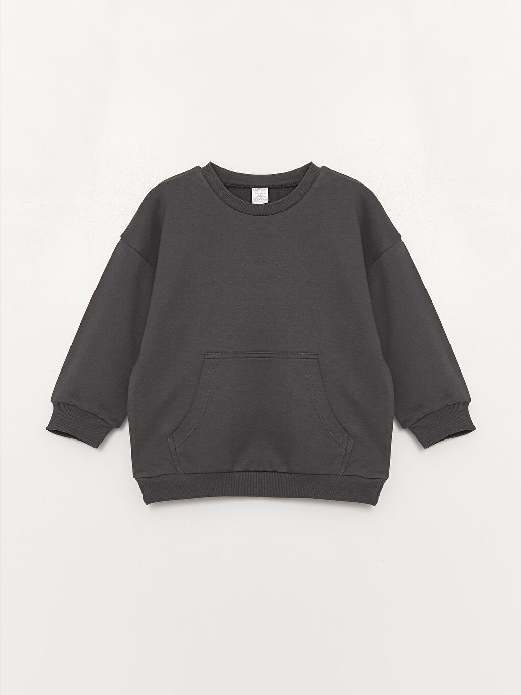 Set 2 Piese Bluza Basic cu Mânecă Lungă și Colanți pentru Bebeluși Băieți cu Guler Rotund-1