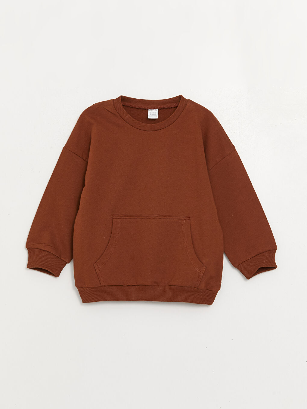 Set 2 Piese Bluza Basic cu Mânecă Lungă și Colanți pentru Bebeluși Băieți cu Guler Rotund-1