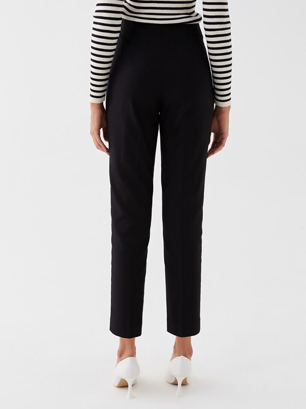 LCW Vision Hoch taillierte Karotten-Passform Hosen für Damen -W37818Z8-CVL