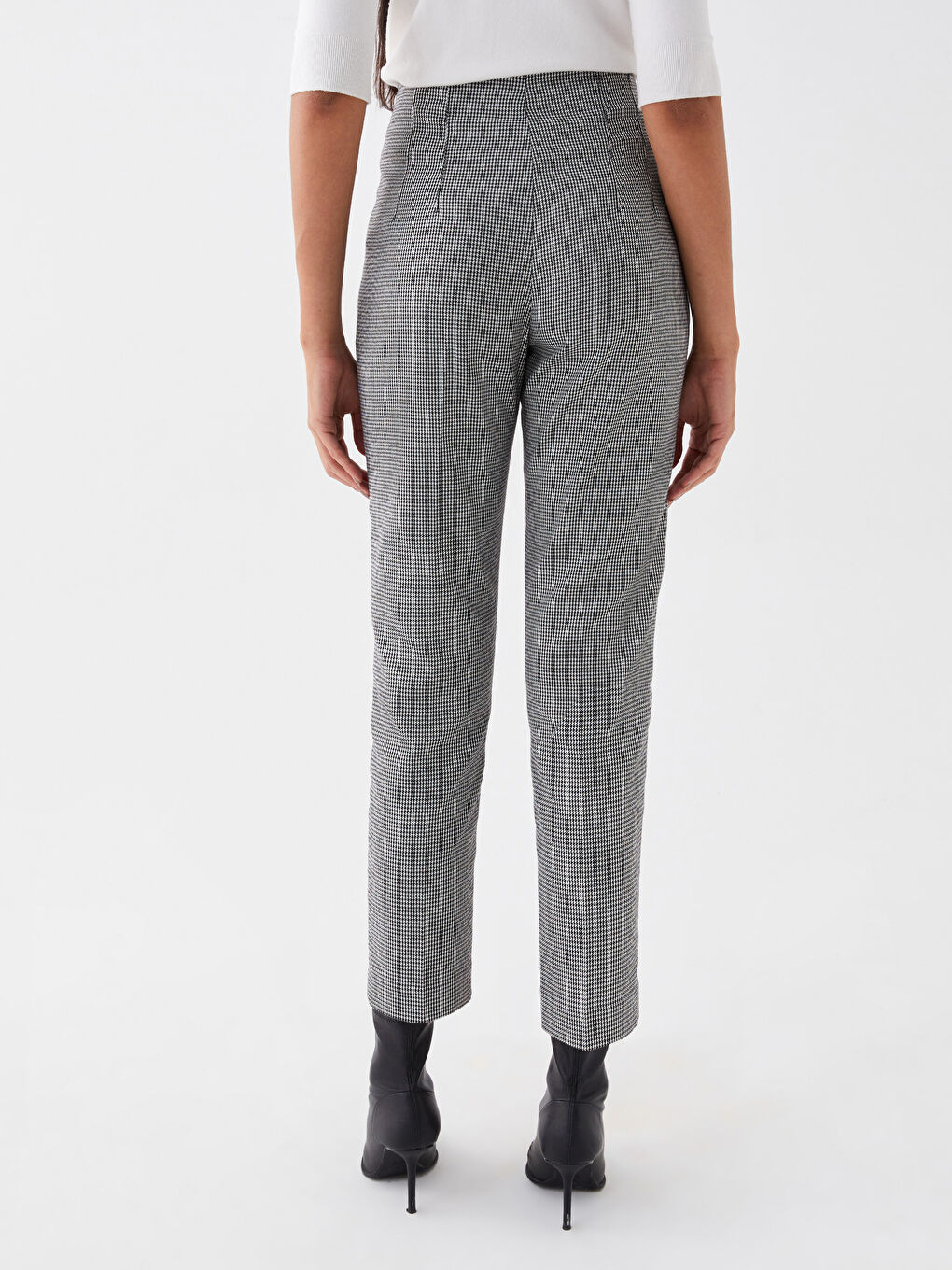 LCW Vision Hoch taillierte Karotten-Passform Hosen für Damen -W37818Z8-LKX