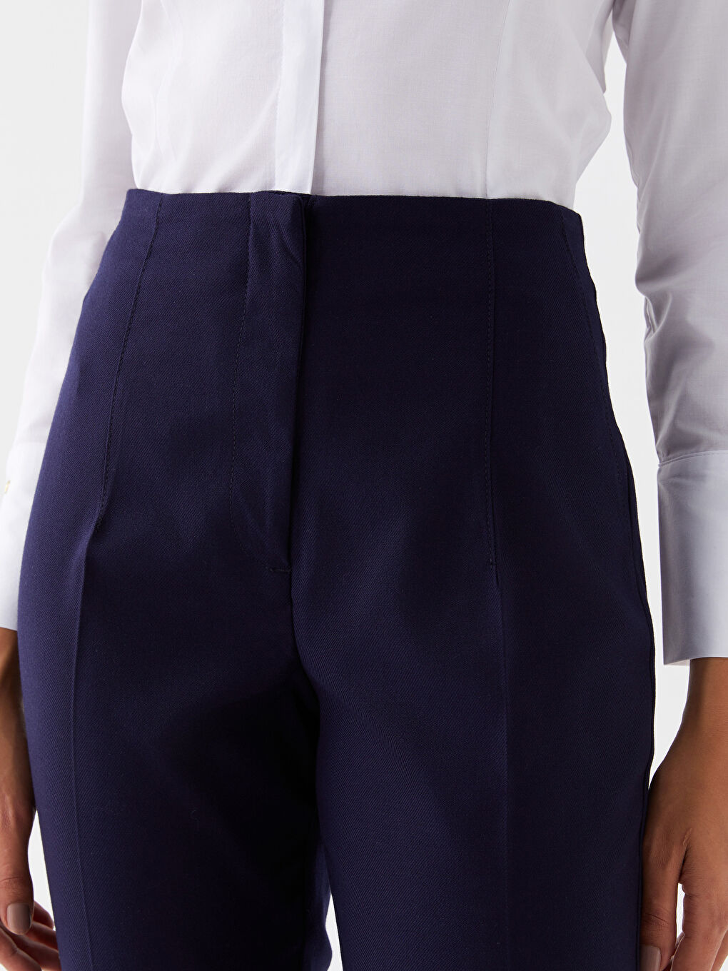 LCW Vision High Waist Carrot Cut Women's Trousers -W37818Z8-R3V