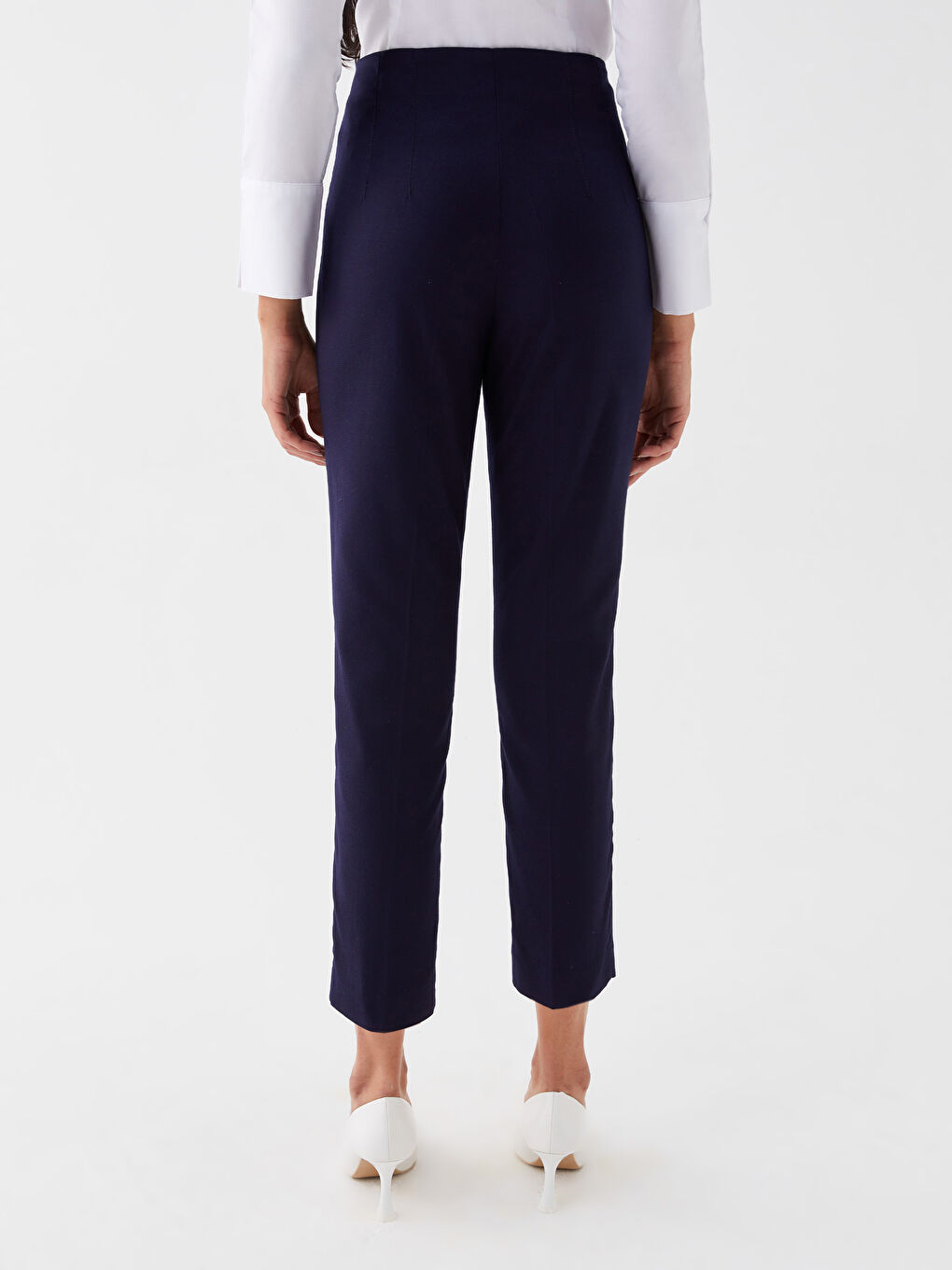 LCW Vision High Waist Carrot Cut Women's Trousers -W37818Z8-R3V