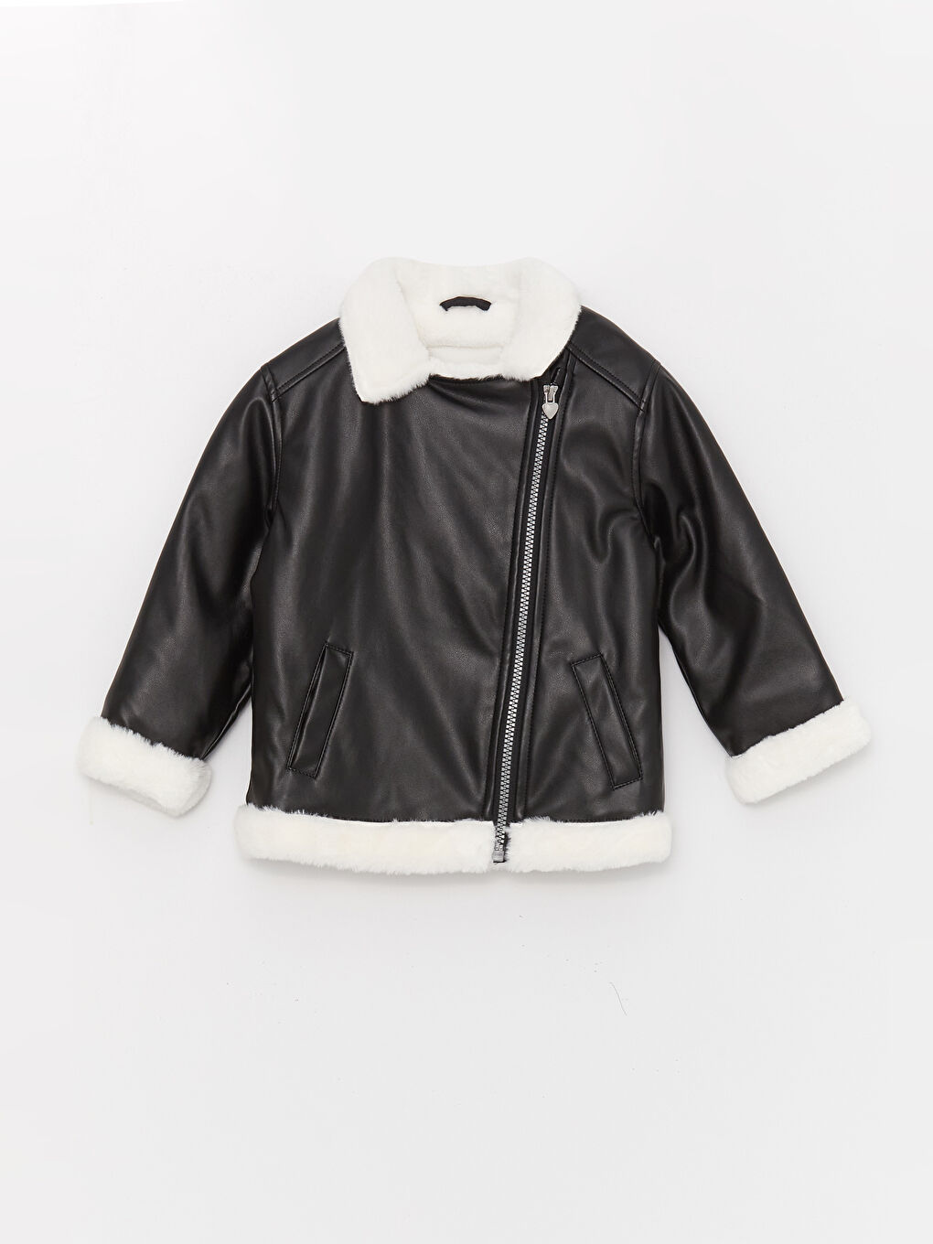 LCW baby Langarm Schlichte Baby Mädchen Lederjacke -W37820Z1-CVL