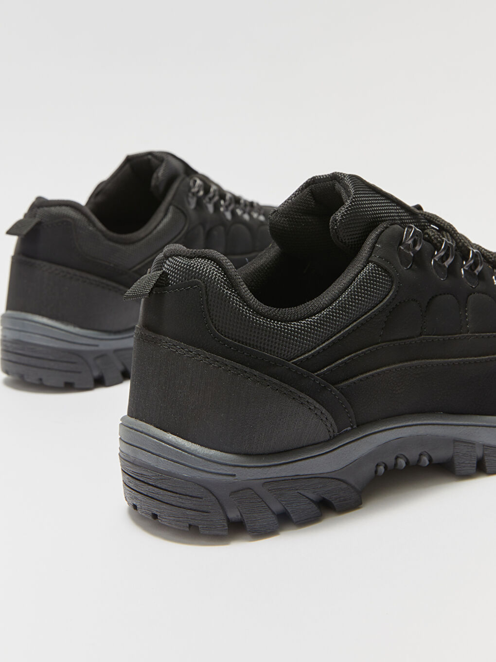 Siyah Bağcıklı Erkek Outdoor Ayakkabı-4