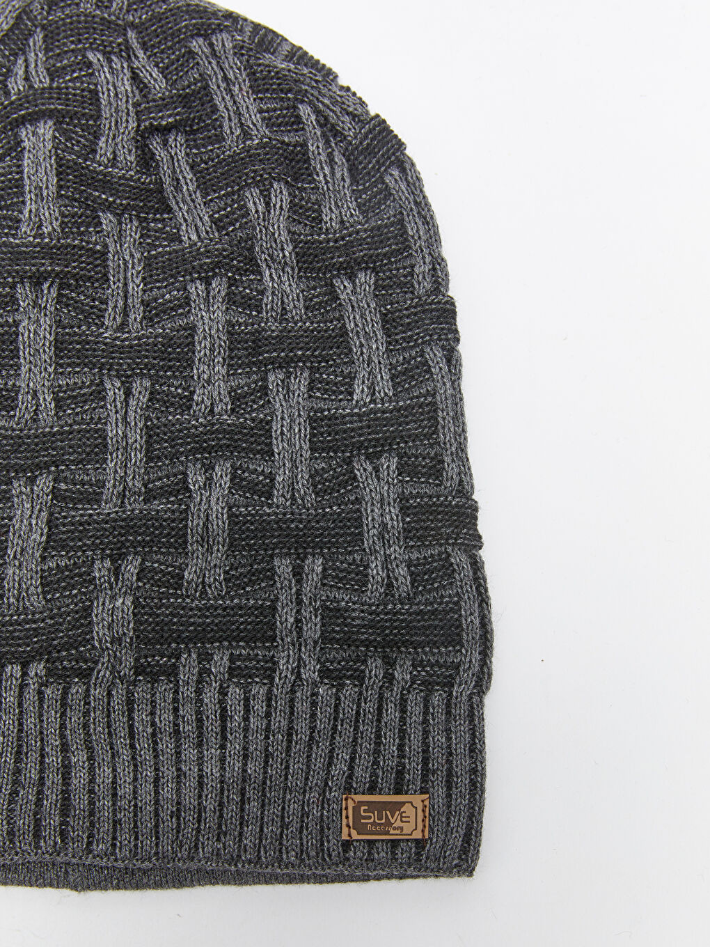 LCW ECO Self Patterned Men's Beret -W37925Z8-SXD