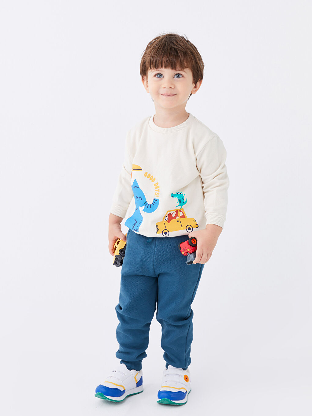 LCW baby Sweat-Shirt Bébé Garçon Imprimé Col Rond -W37942Z1-QVK