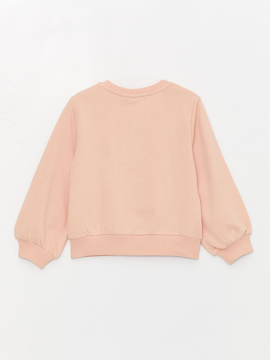 LCW Kids Mat Pembe Bisiklet Yaka Elsa Baskılı Uzun Kollu Kız Çocuk Sweatshirt - 1