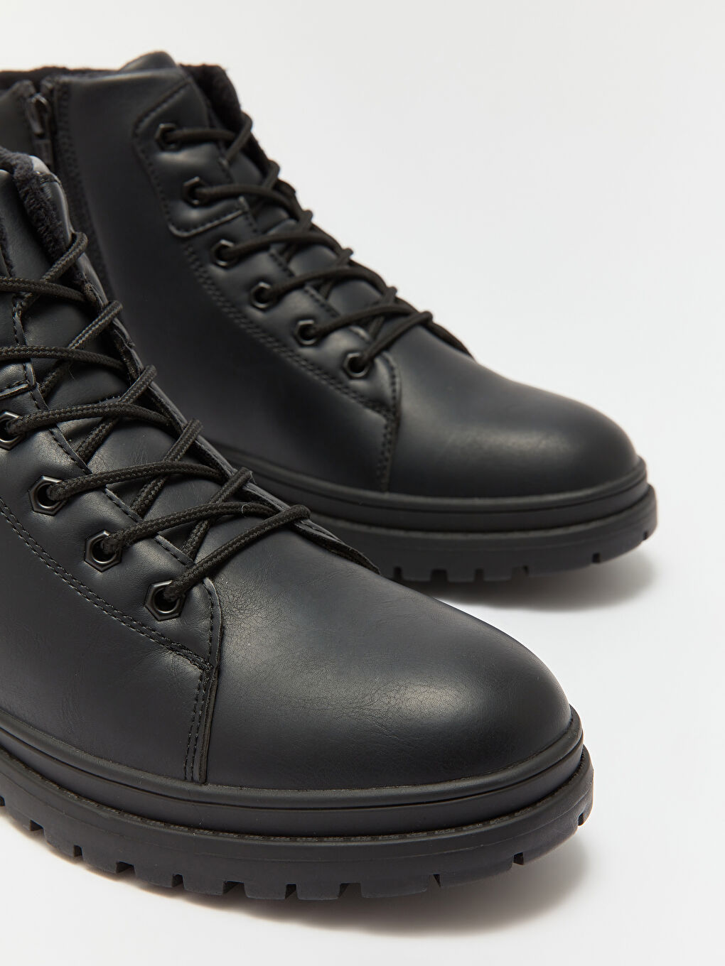 Ghete pentru Bărbați din Piele Ecologică cu Șireturi-2