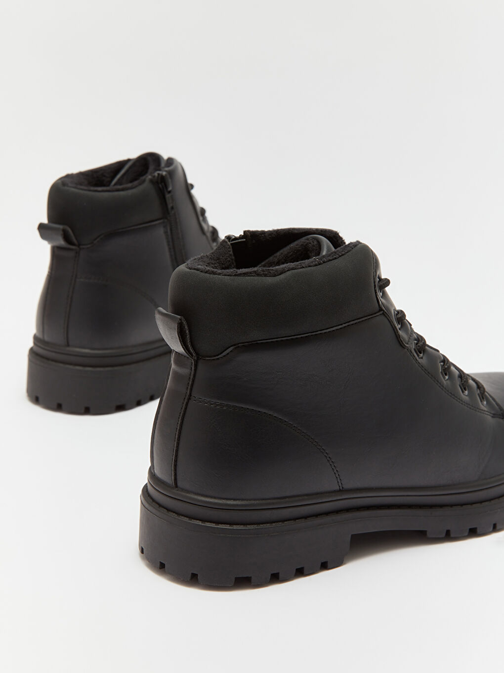 Ghete pentru Bărbați din Piele Ecologică cu Șireturi-3