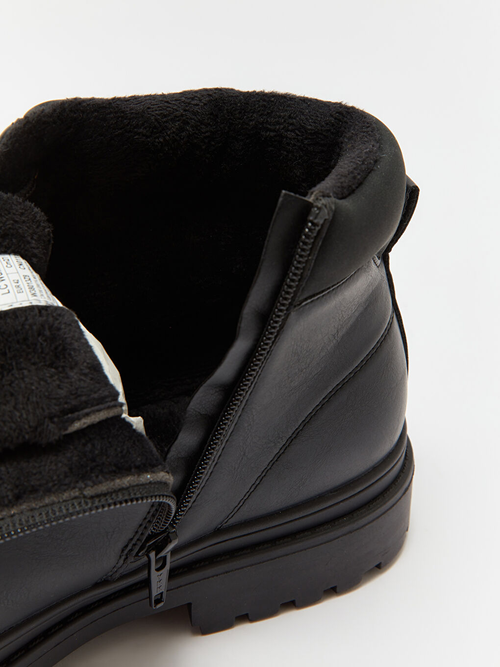 Ghete pentru Bărbați din Piele Ecologică cu Șireturi-5