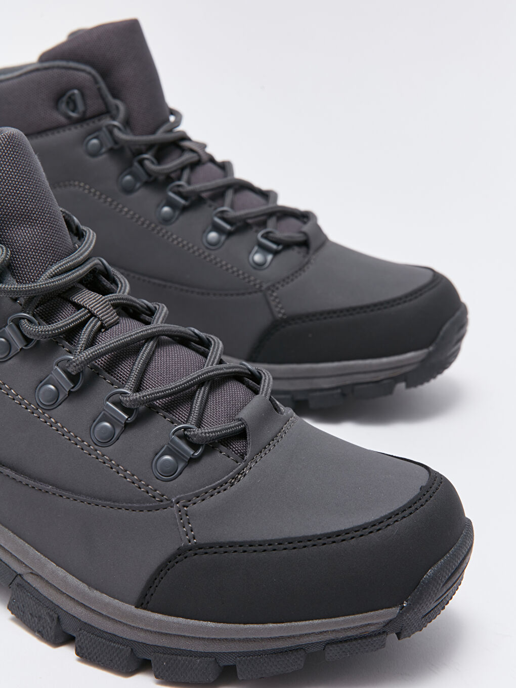 თასმებიანი ხელოვნური ტყავის მამაკაცის ჩექმა-2