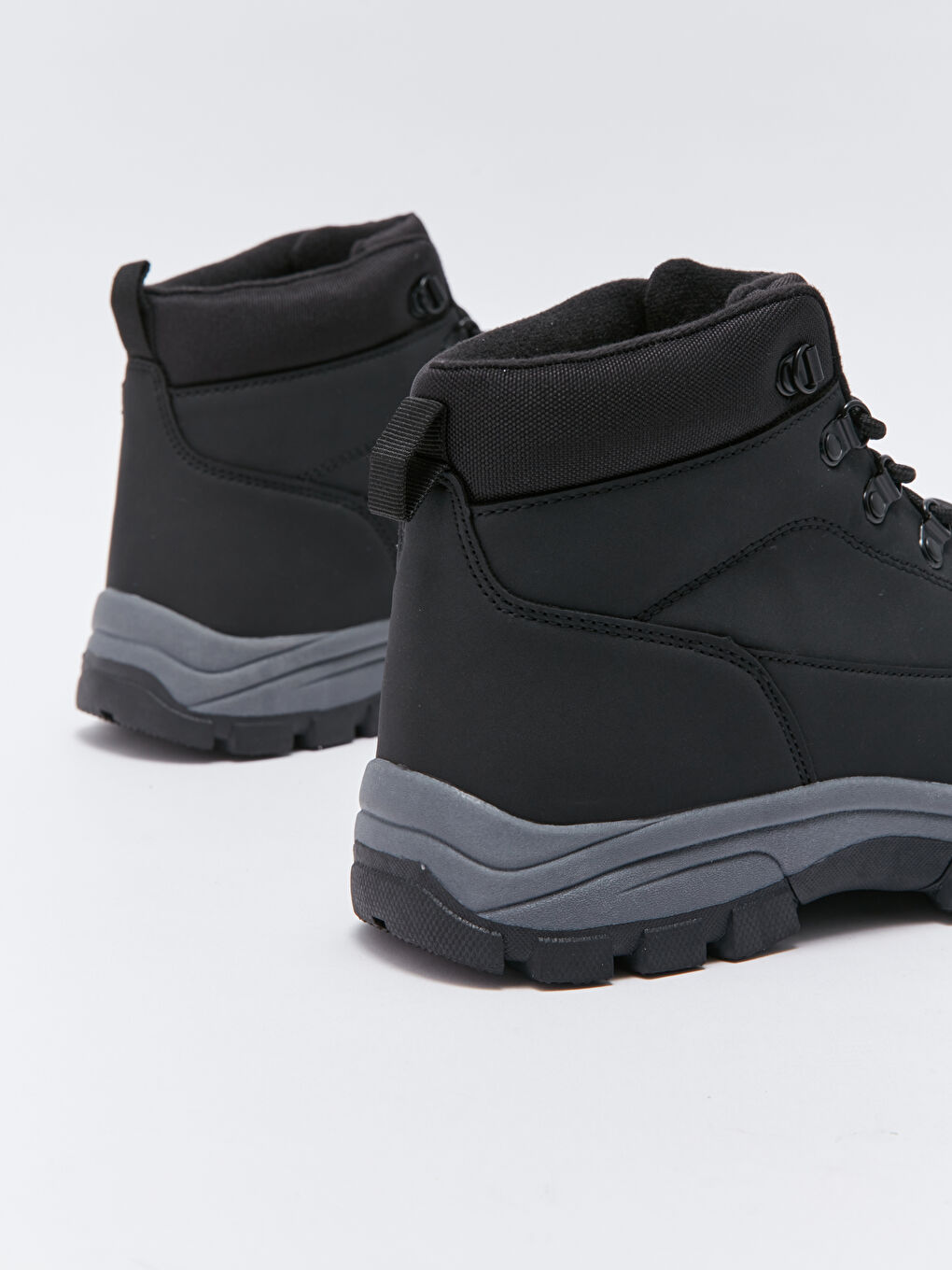 თასმებიანი ხელოვნური ტყავის მამაკაცის ჩექმა-4