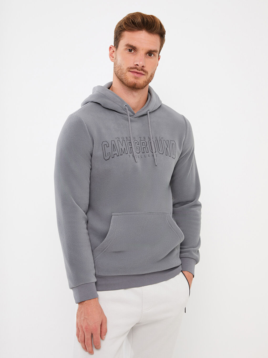 Long Sleeve Printed Polar Men's Hoodie-1