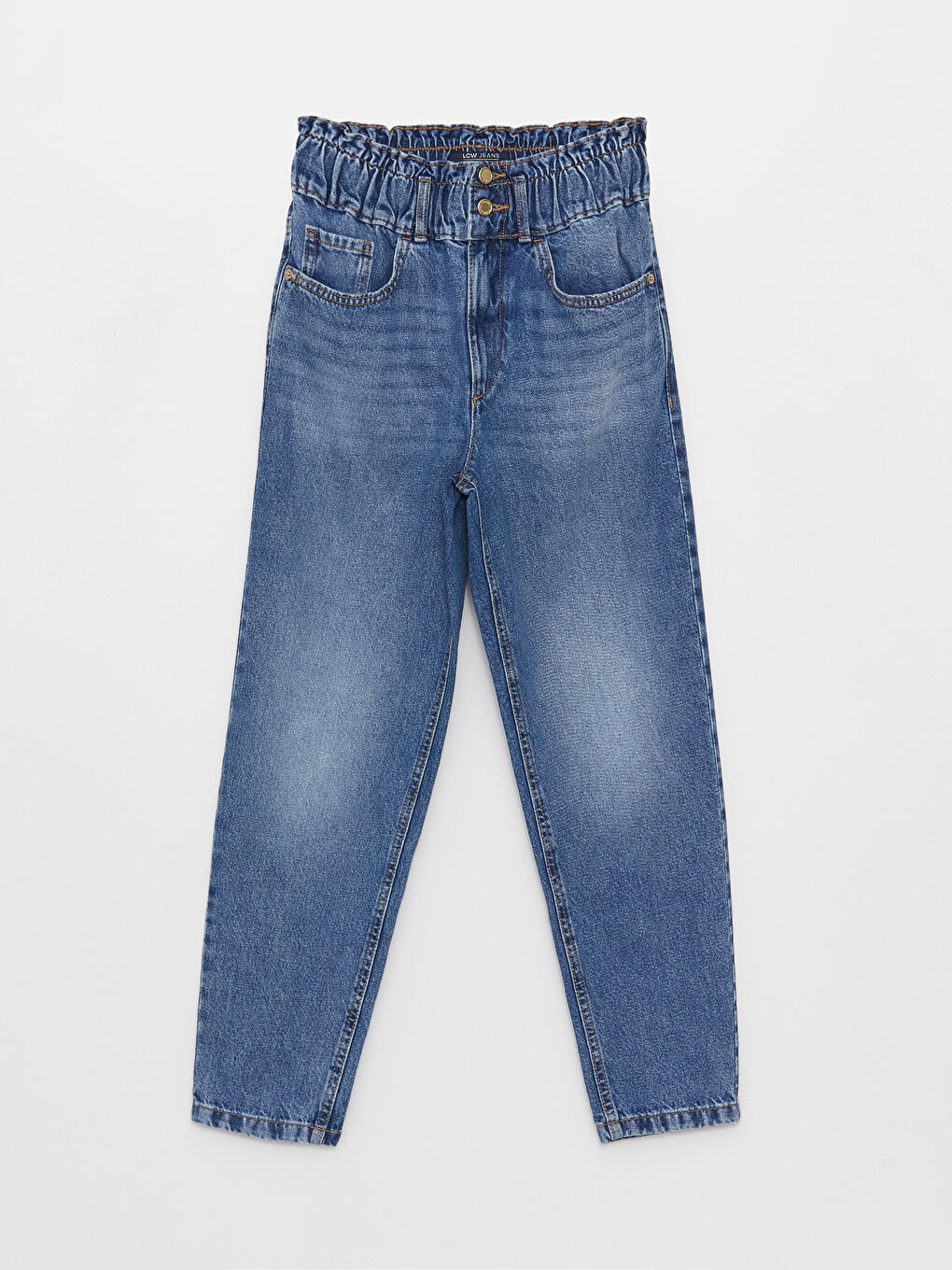 Blugi Slouchy cu Talie Înaltă pentru Femei-5