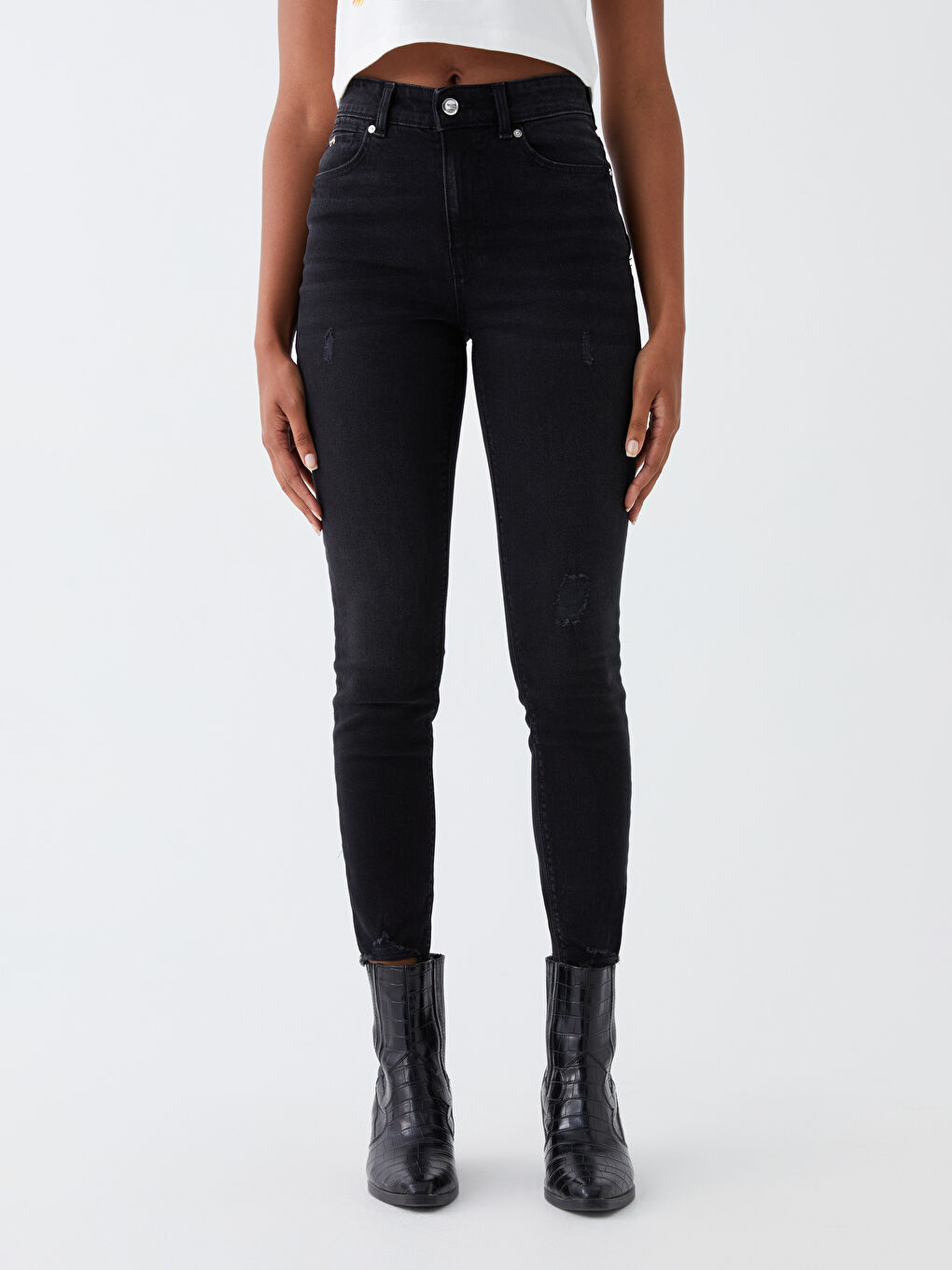 LCW Jeans High Waisted Jupiter Super Skinny Fit Women's Jeans -W38079Z8-327