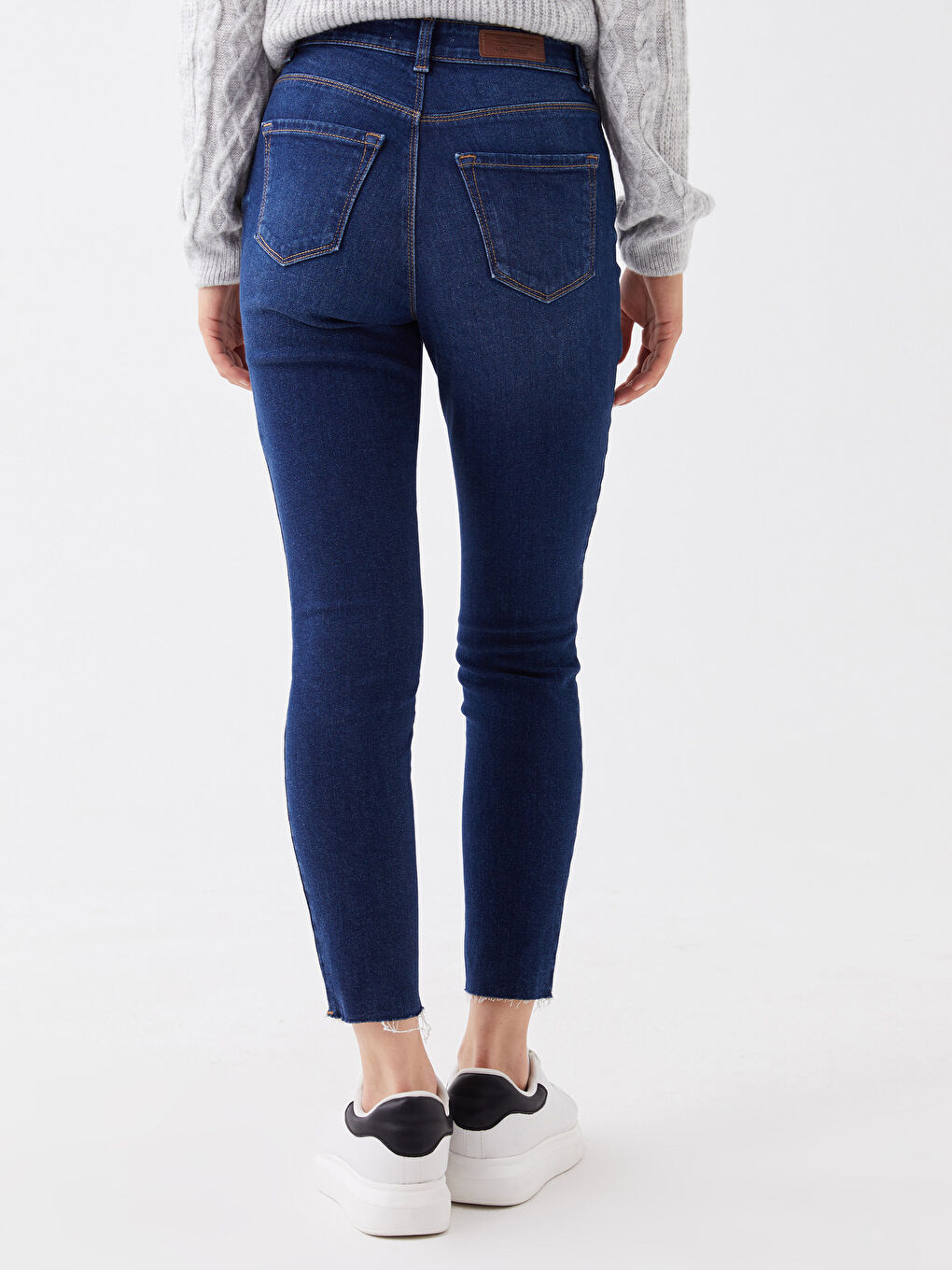 LCW Jeans Jupiter High Waist Super Skinny Ripped Detailed Women's Jean Pants -W38082Z8-309