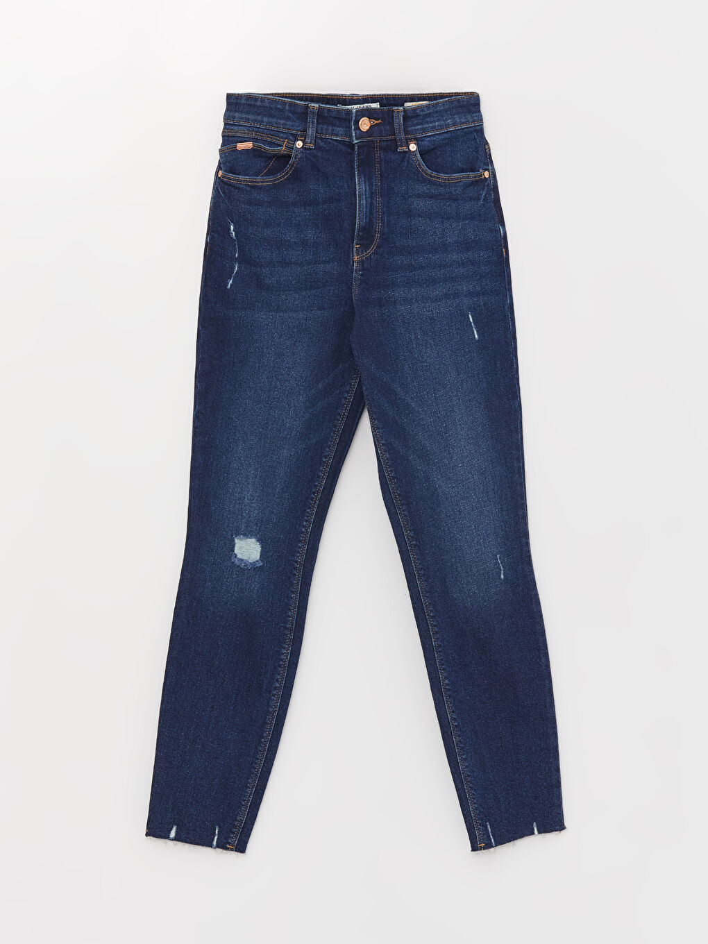 LCW Jeans Jupiter High Waist Super Skinny Ripped Detailed Women's Jean Pants -W38082Z8-309