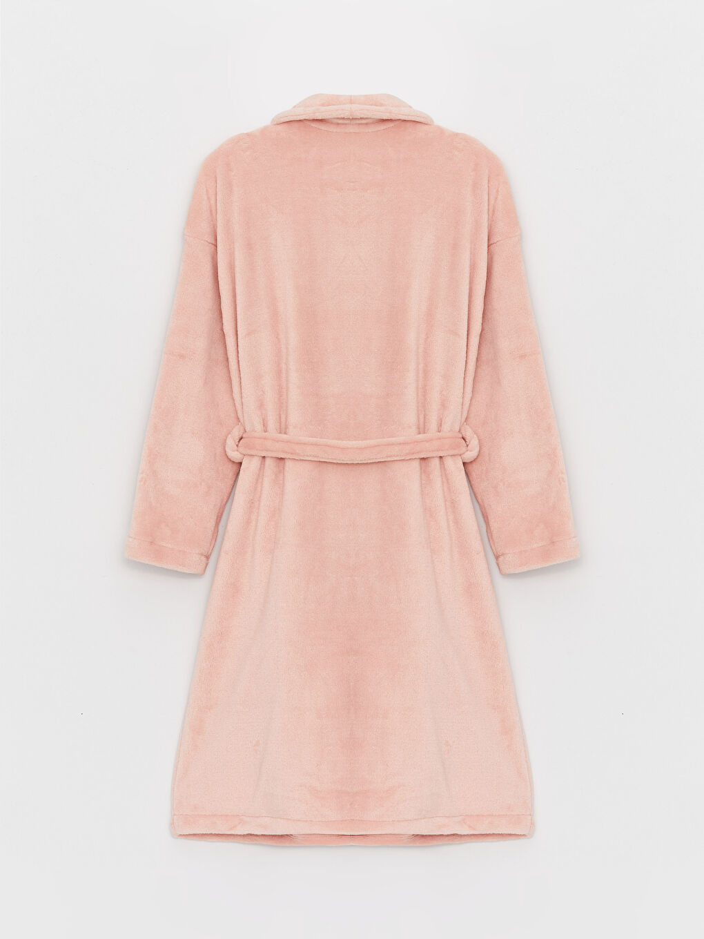 Schalkragen Plüsch Bademantel für Damen-6