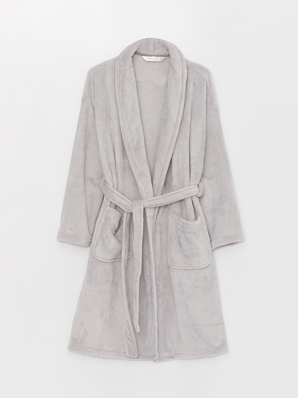 Shawl Collar Plush Women's Robe