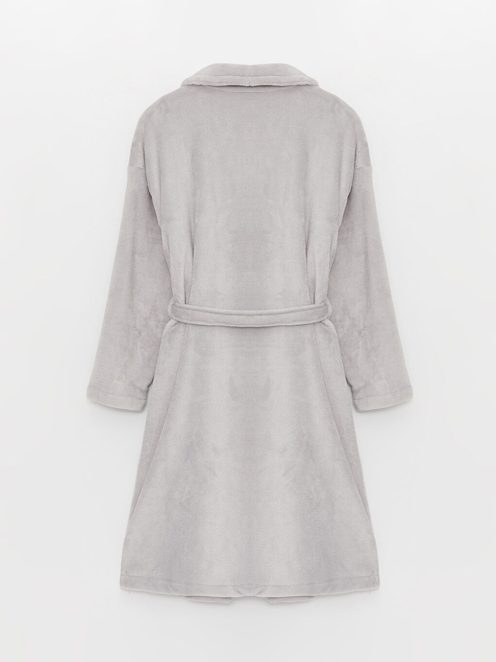 Shawl Collar Plush Women's Robe-1