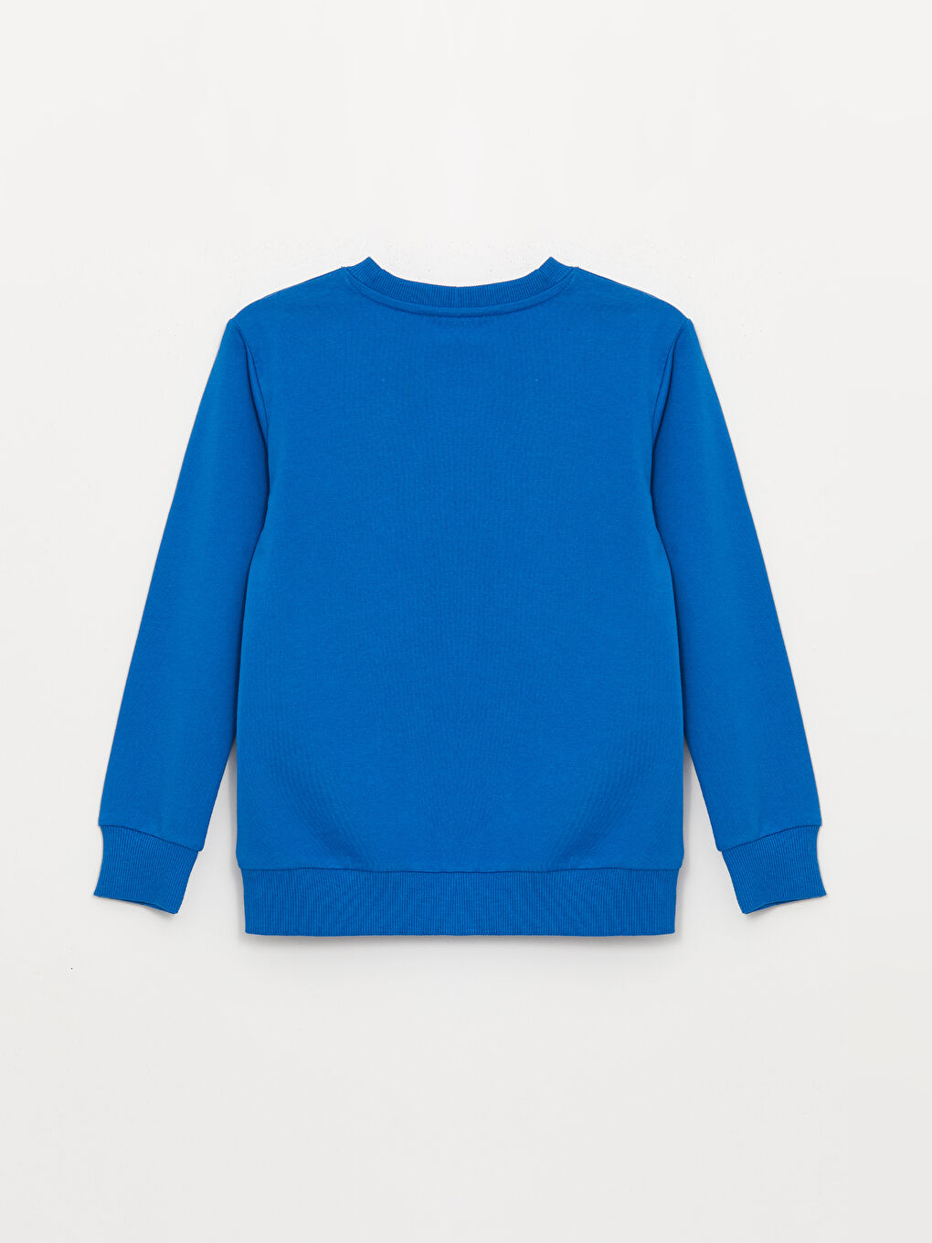 LCW Kids Mavi Bisiklet Yaka Sonic Baskılı Uzun Kollu Erkek Çocuk Sweatshirt - 1