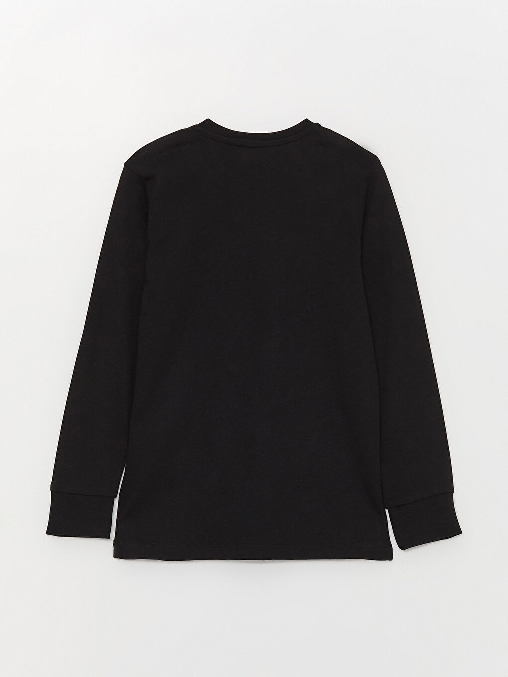 Siyah Bisiklet Yaka Batman Baskılı Uzun Kollu Erkek Çocuk Pijama Takımı-3