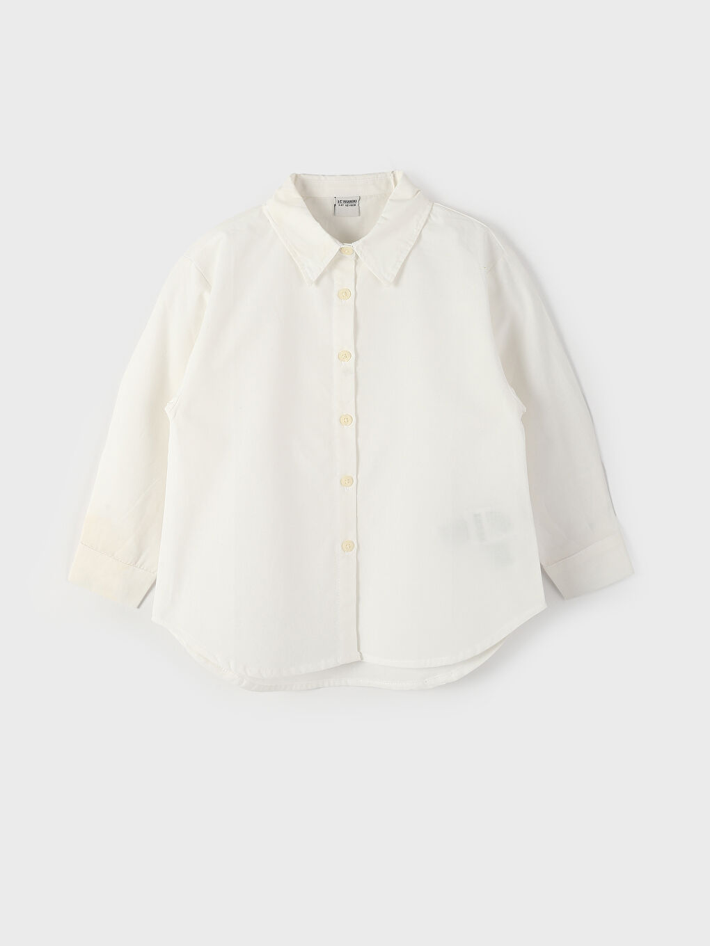 Basic Long Sleeve Girls' Shirt