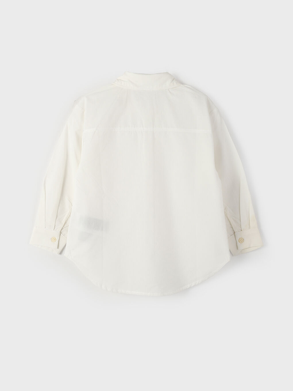 Basic Long Sleeve Girls' Shirt-1