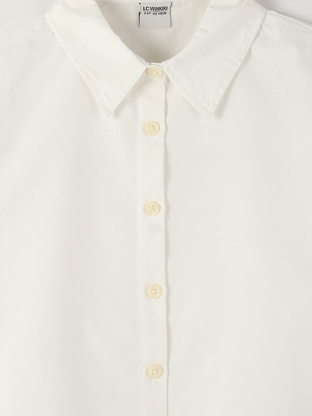 Basic Long Sleeve Girls' Shirt-2