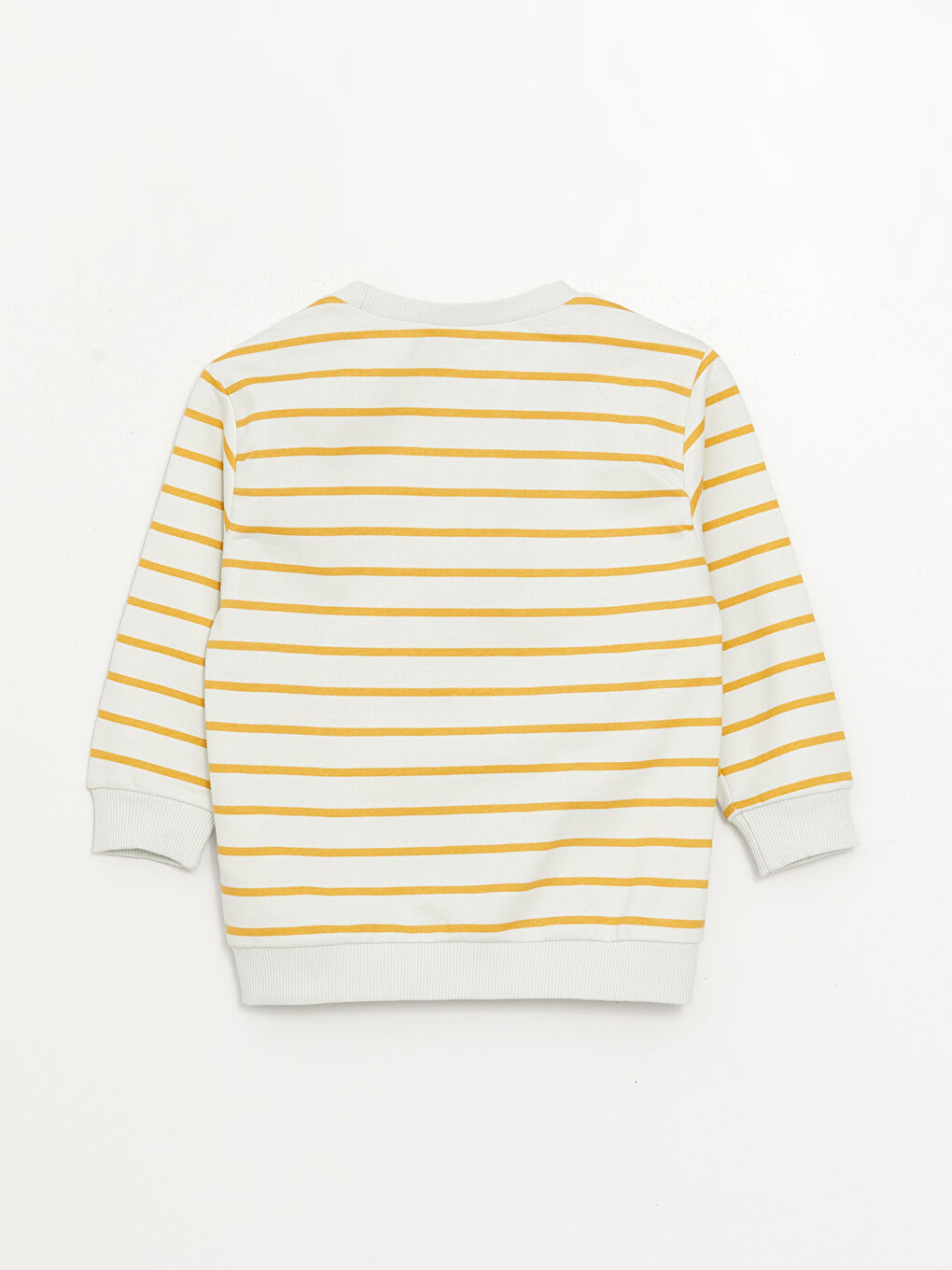 Gri Bisiklet Yaka Uzun Kollu Erkek Bebek Sweatshirt ve Pantolon 2'li Takım-2