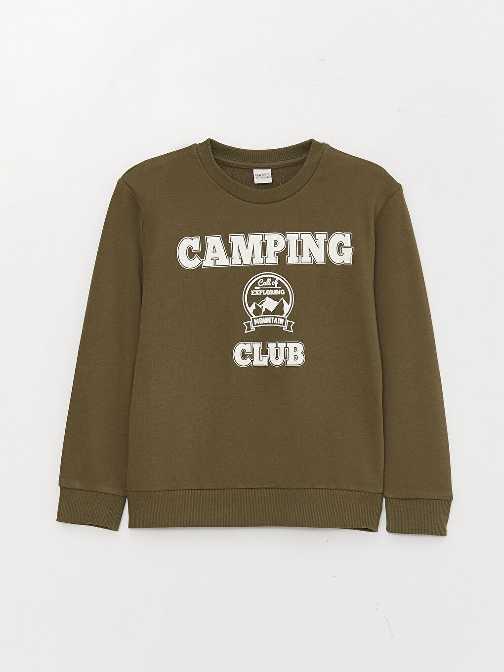 Sweatshirt à Col Rond Imprimé à Manches Longues pour Garçons et Bas de Survêtement-1