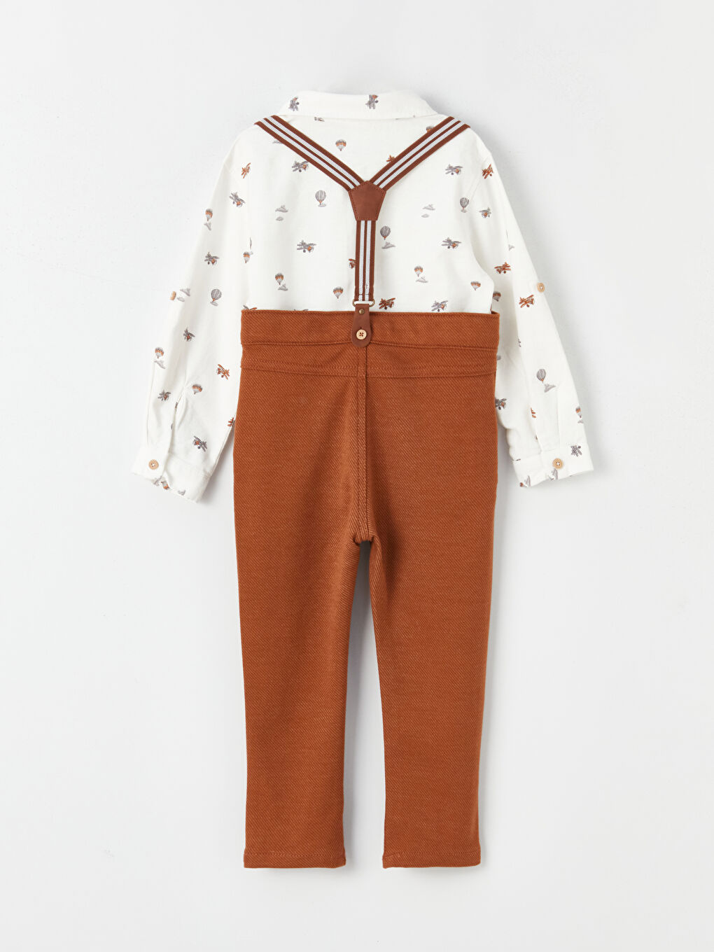 LC Waikiki Košulja, Pantalone, Tregeri Set od 3 - Bebe Dečaci -W38378Z1-LRA
