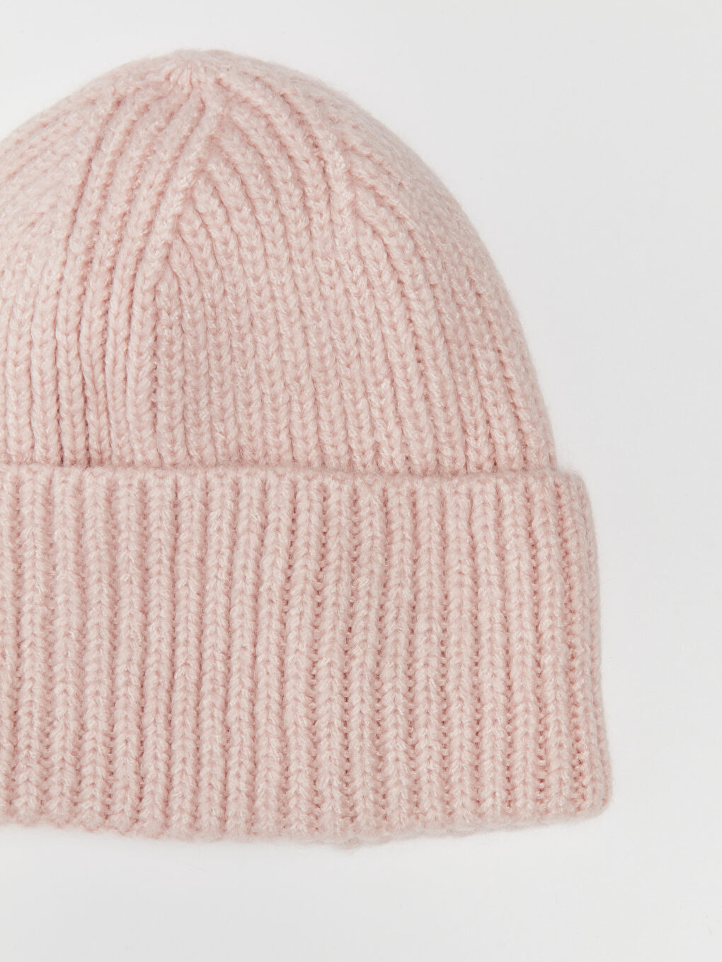 Pembe Triko Kadın Bere-4