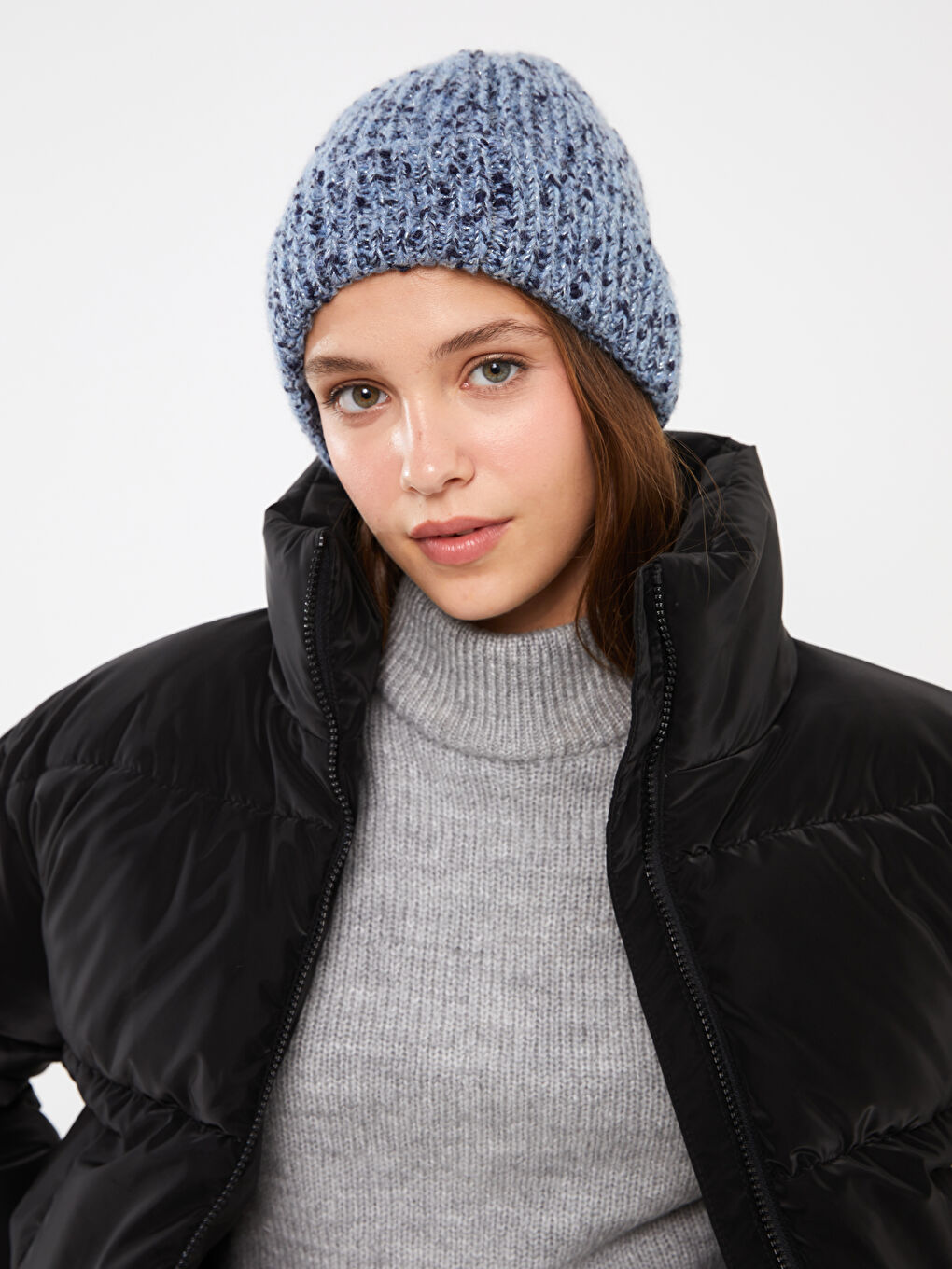 Mavi Kadın Triko Bere