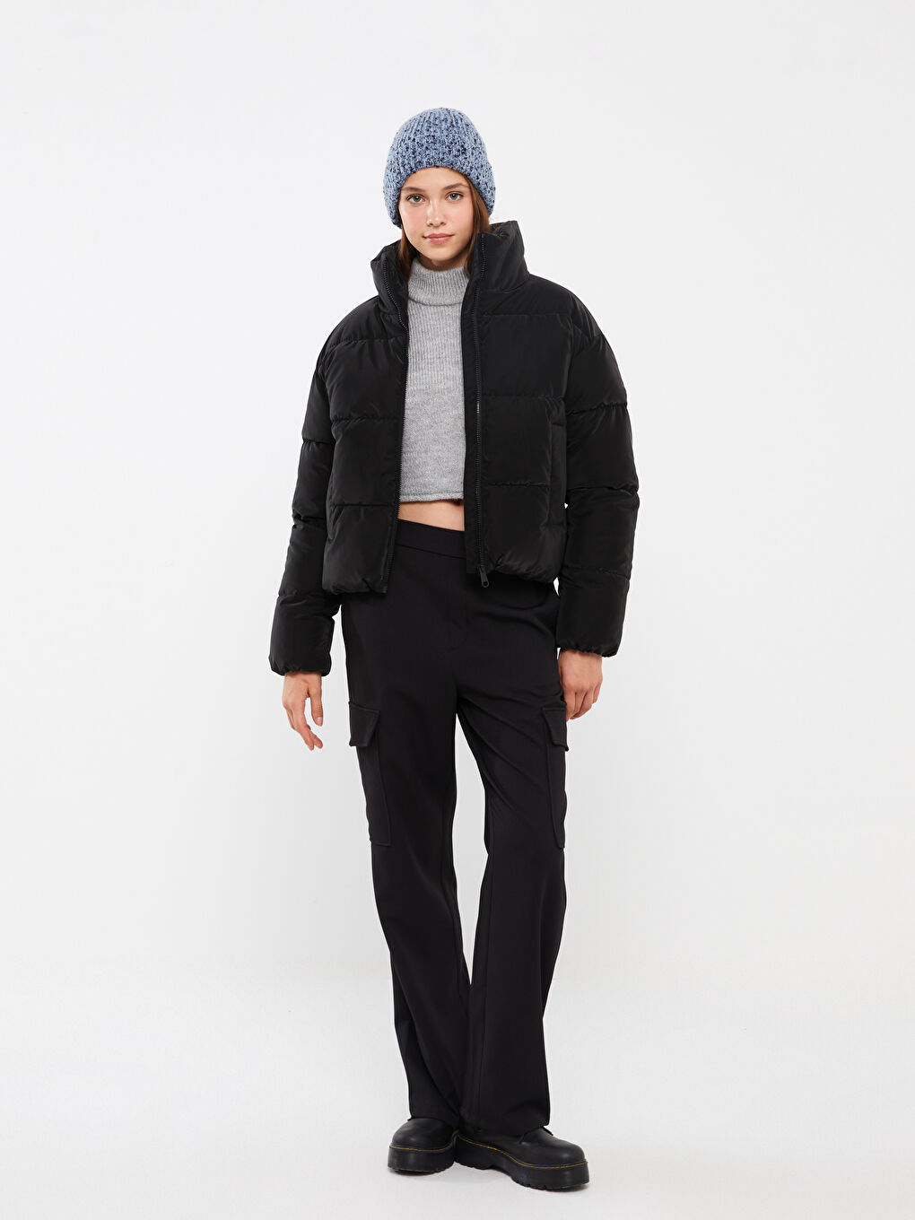 Mavi Kadın Triko Bere-1