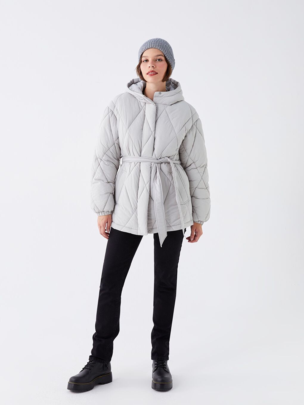 Mavi Triko Kadın Bere-2