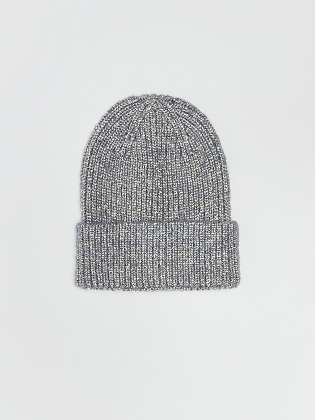 Mavi Triko Kadın Bere-3