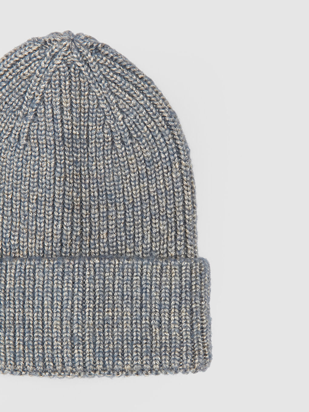 Mavi Triko Kadın Bere-5