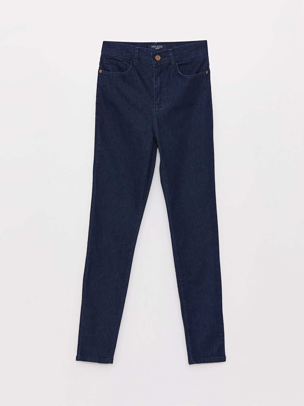 LCW Jeans Koyu Rodeo Yüksek Bel Jüpiter Süper Skinny Fit Kadın Jean Pantolon - 5