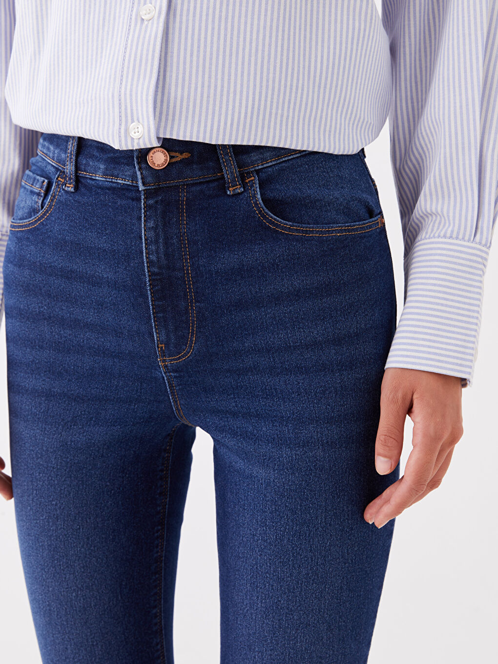 Jüpiter Süper Skinny Fit Kadın Jean Pantolon-1