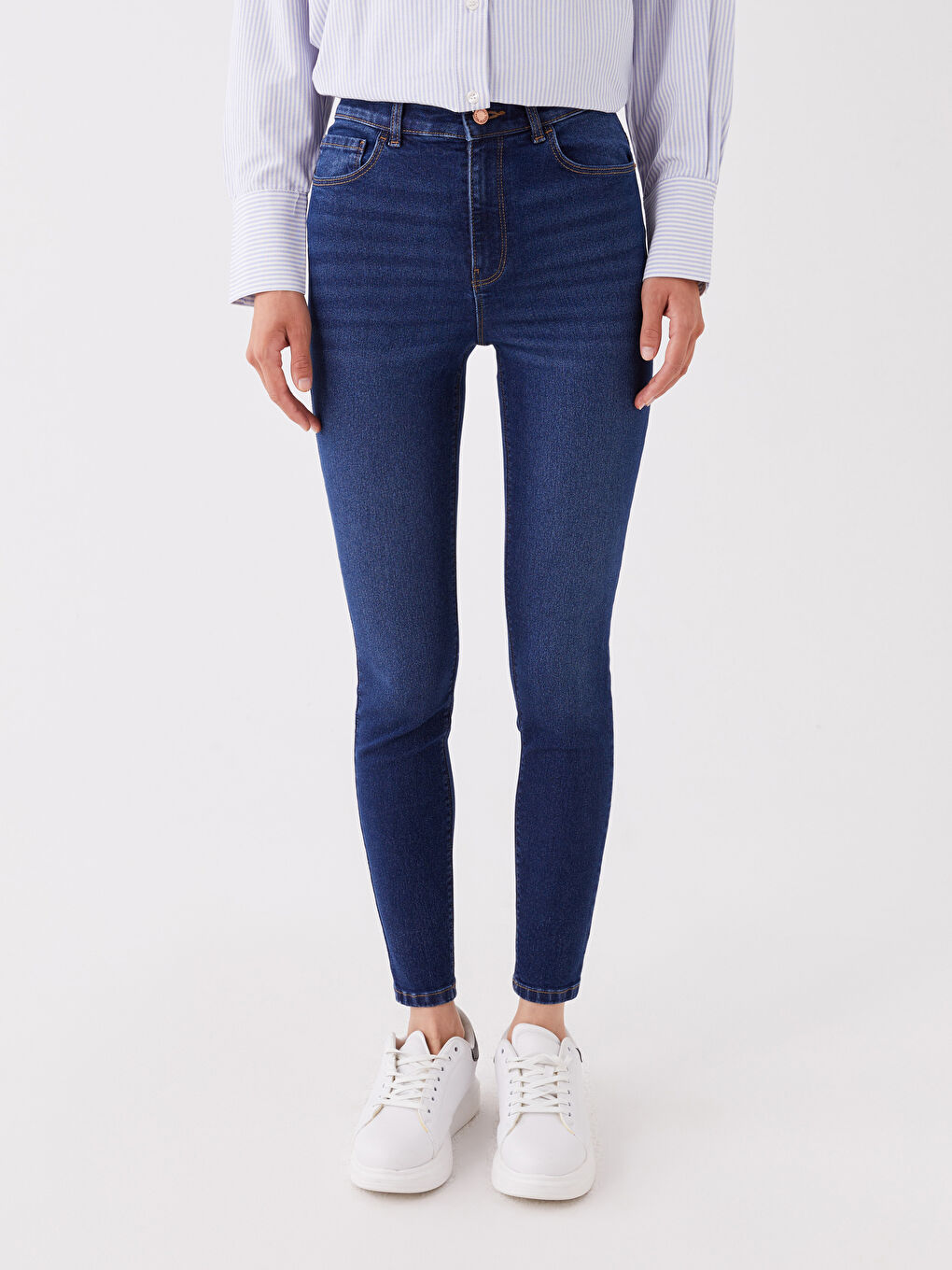 Jüpiter Süper Skinny Fit Kadın Jean Pantolon-2