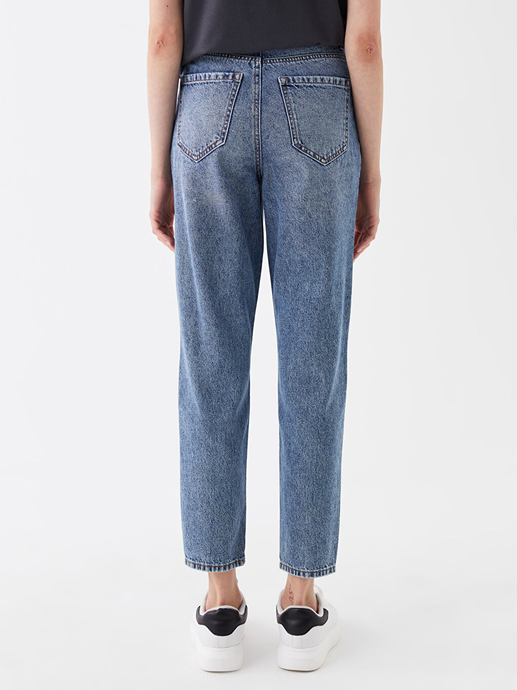 LCW Jeans جینزی کمر بەرز فیتی دایکانە بۆ ژنان -W38502Z8-507