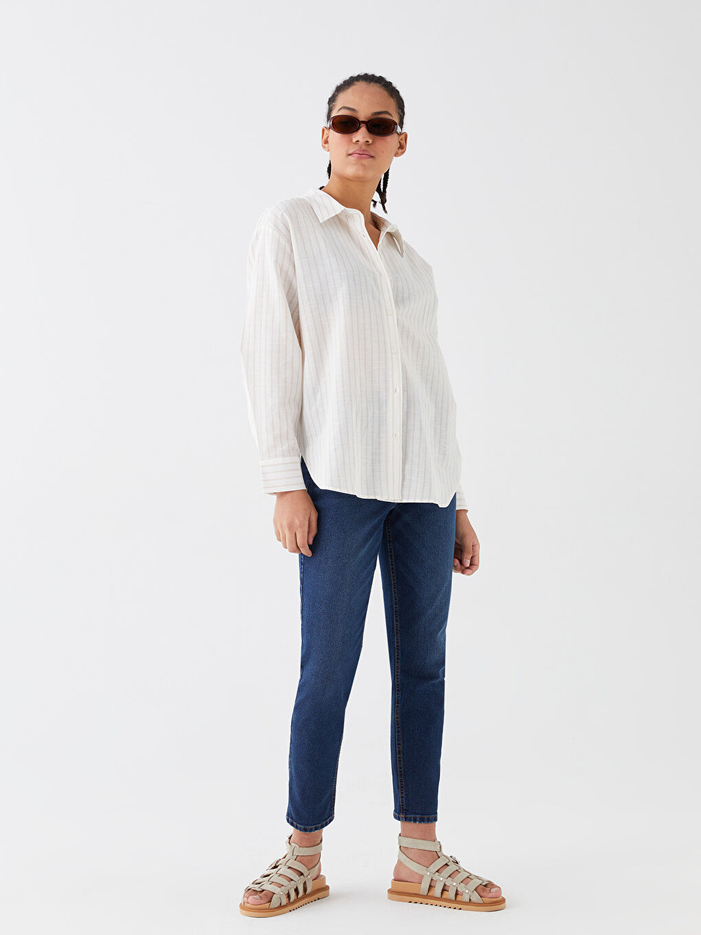 LCW Jeans Schlanke Mama Damen Jeans -W38509Z8-309