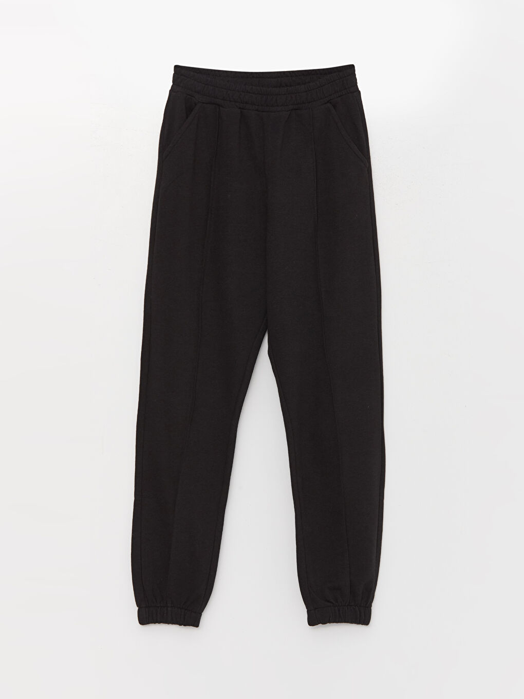 Elastic Waist Basic Girls' Jogger Sweatpants -W38514Z4-CVL