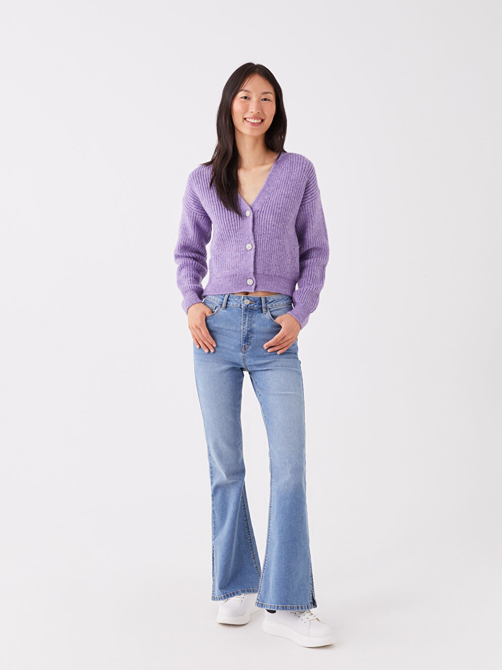 High Waist Mars Flare Women's Jeans